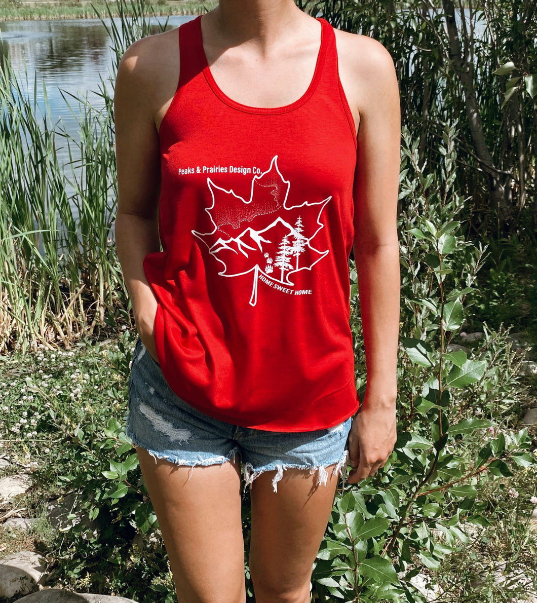 Home Sweet Home Tank RED