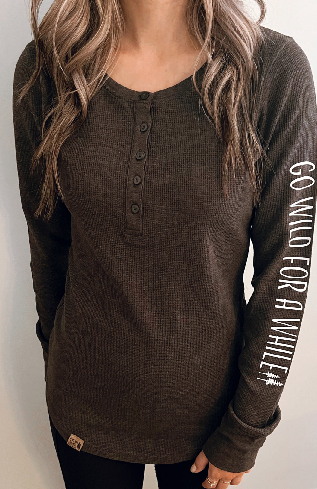 Vintage Waffle Henley