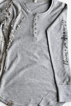 Load image into Gallery viewer, Vintage Waffle Henley
